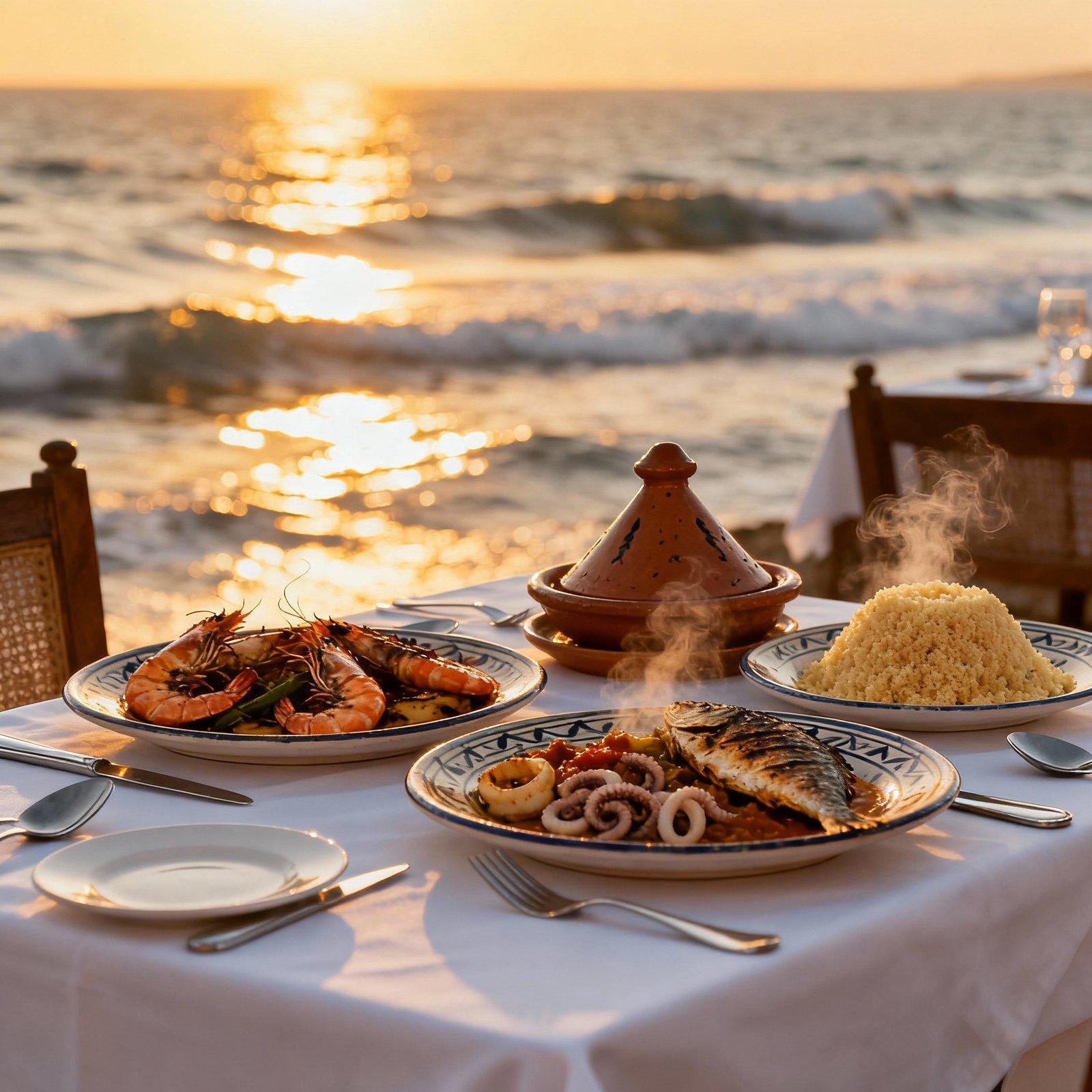 Moroccan tagine and couscous