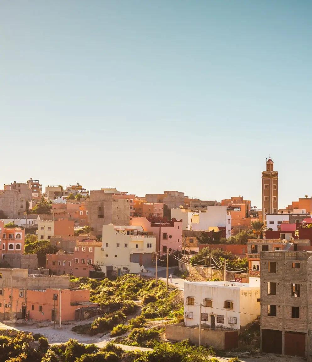 Quiet Moroccan village atmosphere in Tamraght