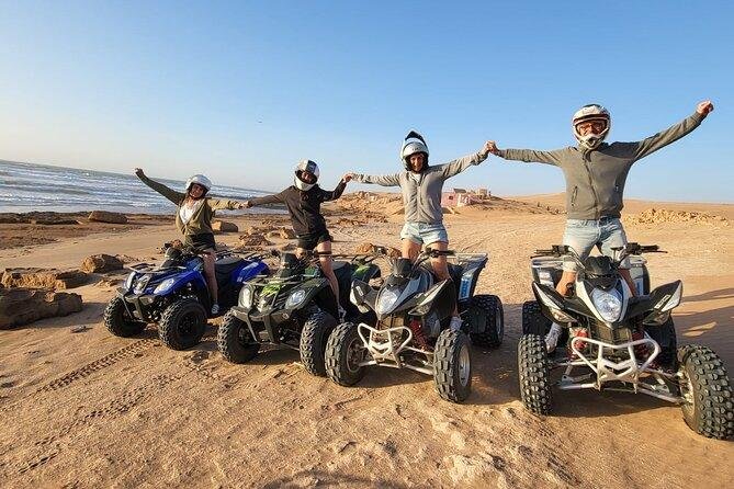 Quad biking in Tamraght desert